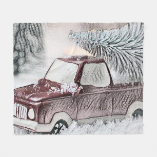 Weihnachtsdekorationen Ornamente Fleecedecke