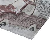 Weihnachtsdekorationen Ornamente Schneidebrett (Ecke)