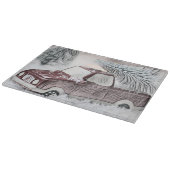 Weihnachtsdekorationen Ornamente Schneidebrett (Ecke)