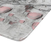 Weihnachtsdekorationen Ornamente Schneidebrett (Ecke)