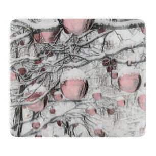 Weihnachtsdekorationen Ornamente Schneidebrett