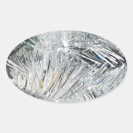 Weihnachtsdekorationen Ovaler Aufkleber