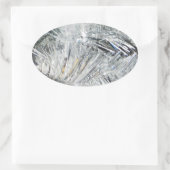 Weihnachtsdekorationen Ovaler Aufkleber (Tasche)