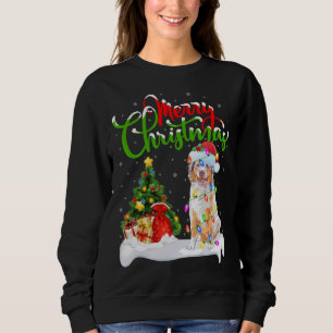 Weihnachtsdekorationen Santa Australian Shepherd D Sweatshirt