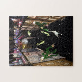 Weihnachtsdekorationen, SoHo, London Vereinigtes K Puzzle (Horizontal)