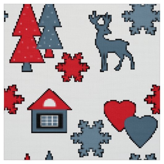 Weihnachtsdekorationen Stoff (Muster)