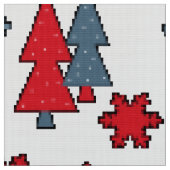 Weihnachtsdekorationen Stoff (Nahaufnahme)