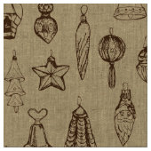 Weihnachtsdekorationen Stoff (Nahaufnahme)