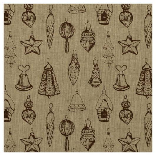Weihnachtsdekorationen Stoff (Muster)