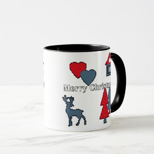 Weihnachtsdekorationen Tasse (VorderseiteRechts)