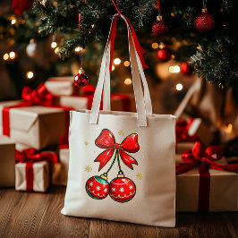 Weihnachtsdekorationen Tragetasche