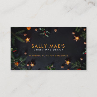 Weihnachtsdekorationen Visitenkarten Visitenkarte