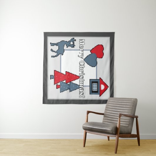 Weihnachtsdekorationen Wandteppich (Beispiel (Horizontal))