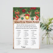 Weihnachtsdekorationen Was ist in deinem Handtasch (Stehend Vorderseite)