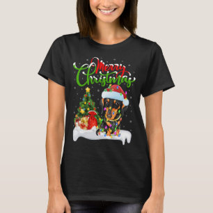 Weihnachtsdekorationen Weihnachtsfeiertag Dackel H T-Shirt