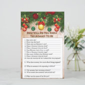 Weihnachtsdekorationen wie gut kennst du Spiel (Stehend Vorderseite)