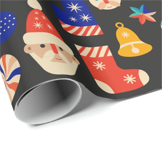 Weihnachtsdekorationen, Zierkollektion Geschenkpapier (Rolleneckpunkt)