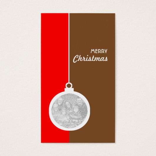 Weihnachtsdekorationsball (Vorderseite)