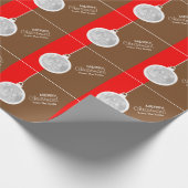 Weihnachtsdekorationsball Geschenkpapier (Ecke)
