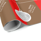 Weihnachtsdekorationsball Geschenkpapier (Rolleneckpunkt)