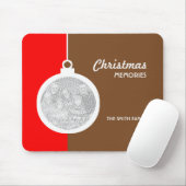 Weihnachtsdekorationsball Mousepad (Mit Mouse)