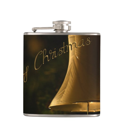 Weihnachtsdekorationsglocke Flachmann (Vorderseite)