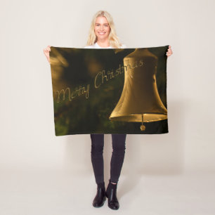 Weihnachtsdekorationsglocke Fleecedecke