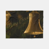 Weihnachtsdekorationsglocke Fleecedecke (Vorderseite (Horizontal))