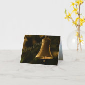 Weihnachtsdekorationsglocke Karte (Gelbe Blume)