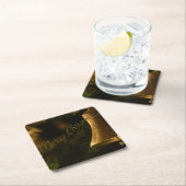 Weihnachtsdekorationsglocke Rechteckiger Pappuntersetzer (Vor Ort)