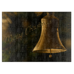 Weihnachtsdekorationsglocke Schneidebrett