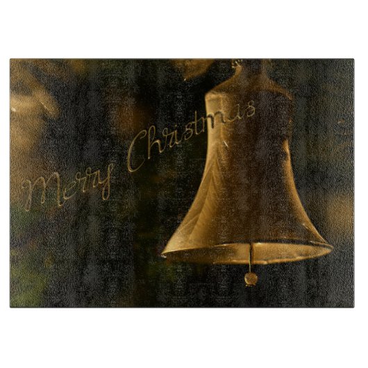 Weihnachtsdekorationsglocke Schneidebrett (Vorderseite)