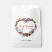 Weihnachtsdekorationskranz Geschenktütchen (Vorderseite)