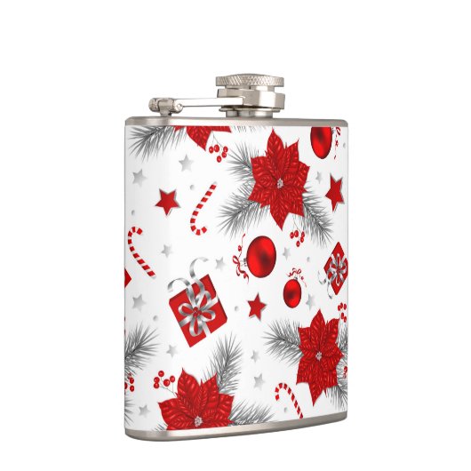 Weihnachtsdekorationsmuster Flachmann (Rechts)