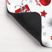 Weihnachtsdekorationsmuster Mousepad (Ecke)