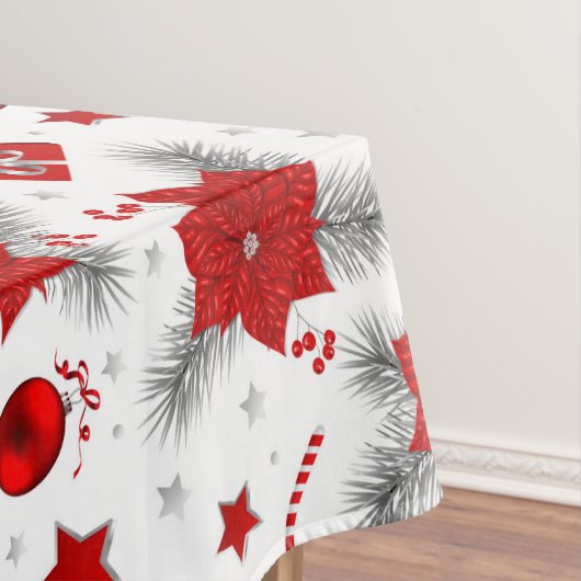 Weihnachtsdekorationsmuster Tischdecke (Beispiel)