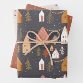 Weihnachtsdekorationspapier Geschenkpapier Set (Beispiel)