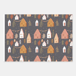 Weihnachtsdekorationspapier Geschenkpapier Set