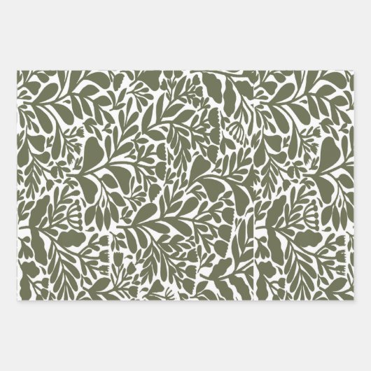 Weihnachtsdekorationspapier Geschenkpapier Set (Vorderseite)