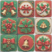 Weihnachtsdekore Aufkleber (Vorderseite)