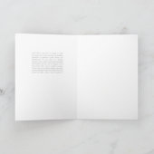 WeihnachtsDekowreath-Käufer im Wind Feiertagskarte (Innenseite)