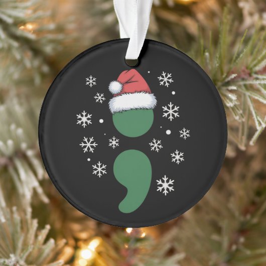 Weihnachtsdepression Bewusstsein Xmas Ornament (Baum)