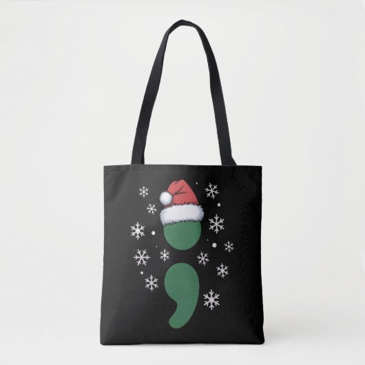 Weihnachtsdepression Bewusstsein Xmas Tasche (Vorderseite)