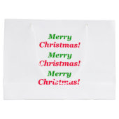 Weihnachtsdesign 12 große geschenktüte (Rückseite)