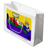 Weihnachtsdesign 12 große geschenktüte (Vorderseite Schrägansicht)