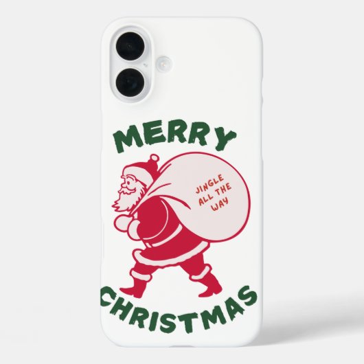 Weihnachtsdesign 6 Case-Mate iPhone hülle (Rückseite)