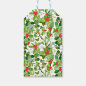 Weihnachtsdesign auf Geschenketiketten Geschenkanhänger (Rückseite)