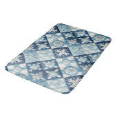 Weihnachtsdesign Badematte (Schrägansicht)