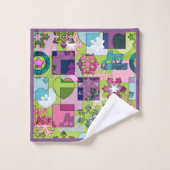 Weihnachtsdesign Badhandtuch Set (Waschlappen)