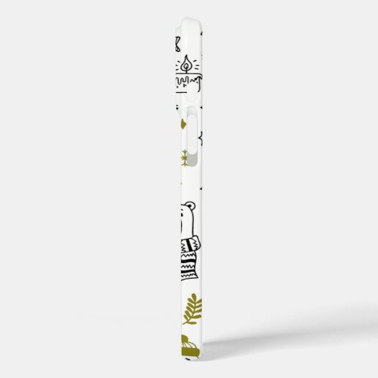 Weihnachtsdesign Case-Mate iPhone Hülle (Rückseite / Links)